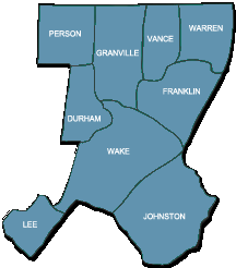 Wake AHEC service region